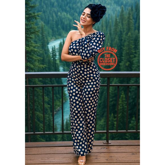 MANGO Asymmetrical Jumpsuit NWT - Picture 2 of 16